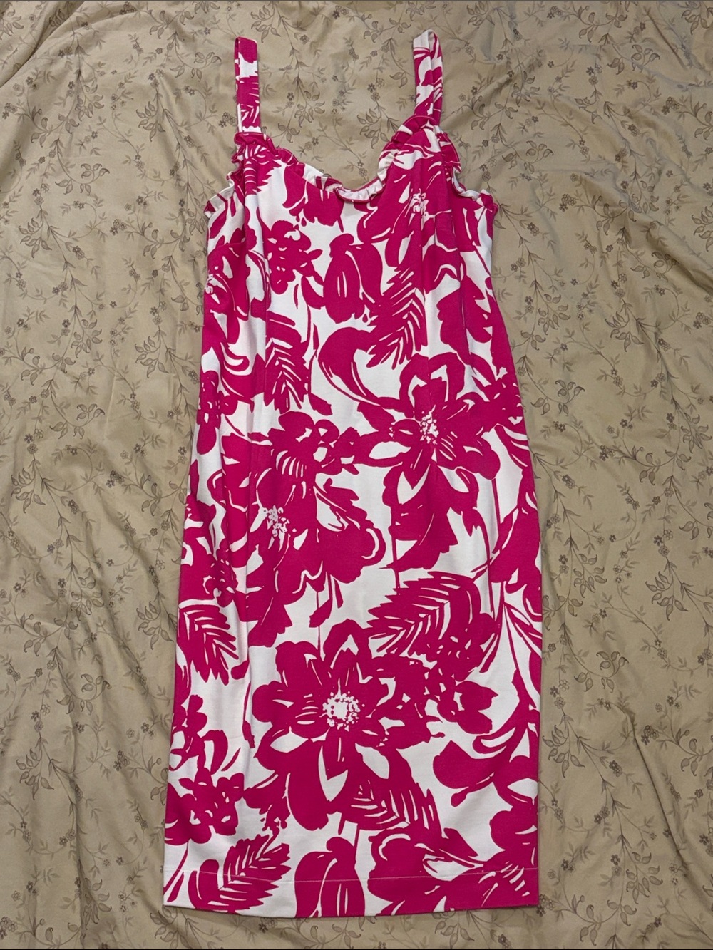 Trina Turk Zile Floral Ruffle Sheath Dress